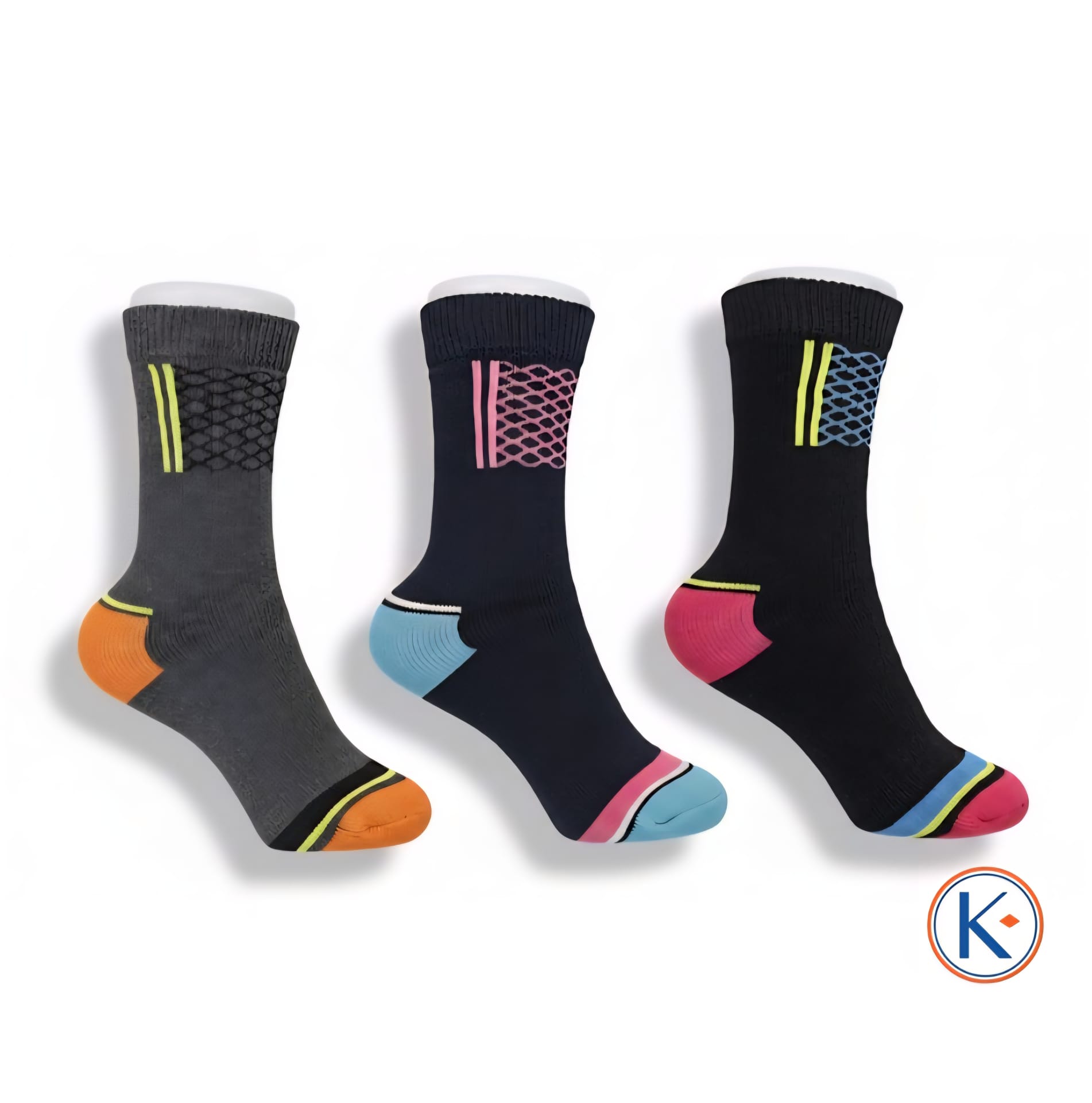 Calcetines Senderismo puño antipresión para Mujer - Pack de 3 Pares