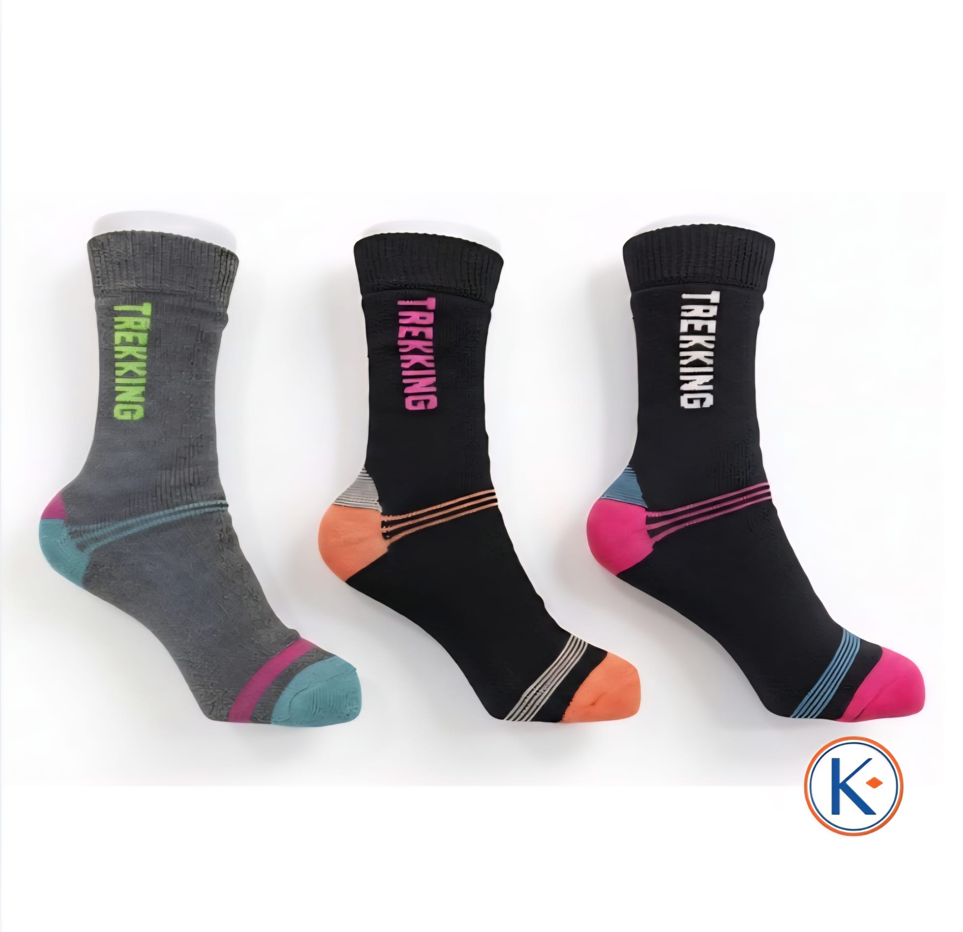 Calcetines trekking puño antipresión Mujer - Pack de 3 Pares